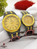 Crystal Time Midnight Couple Watch