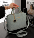 Luna Silver Mist Elegant Handbag