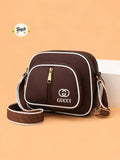 Luna Cocoa Luxe Digital Strap Crossbody Bag