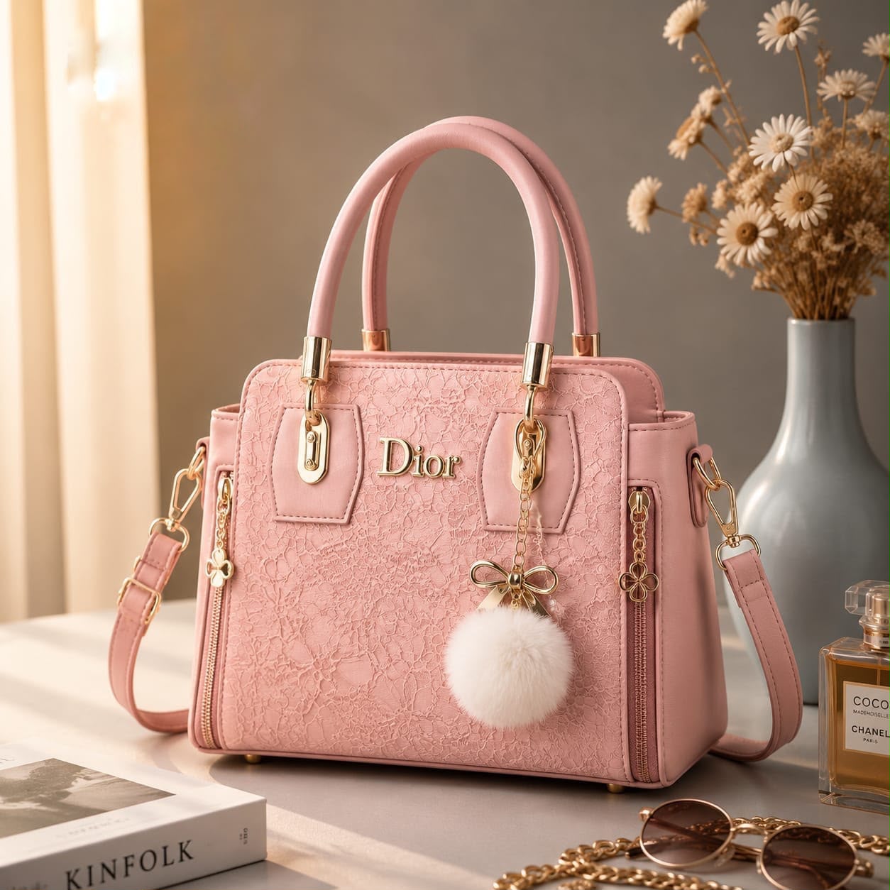 Rosalie Pink Blush Handbag