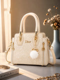 Rosalie Ivory Blush Handbag