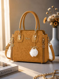 Rosalie Camel Blush Handbag