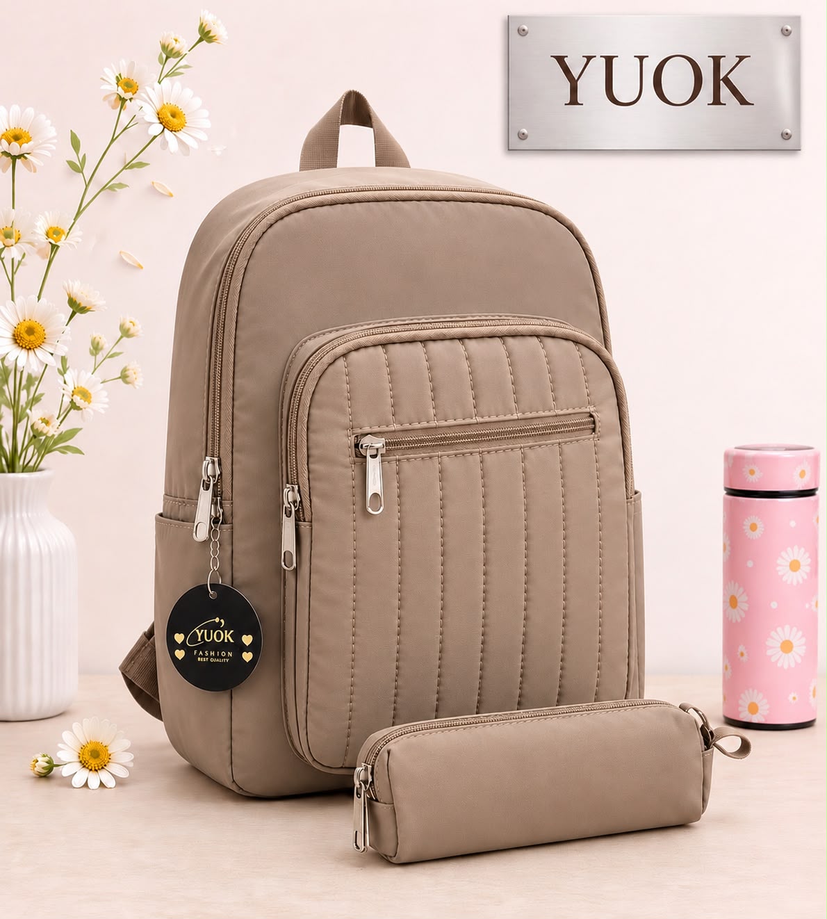 Nimbus Beige Parachute Bag